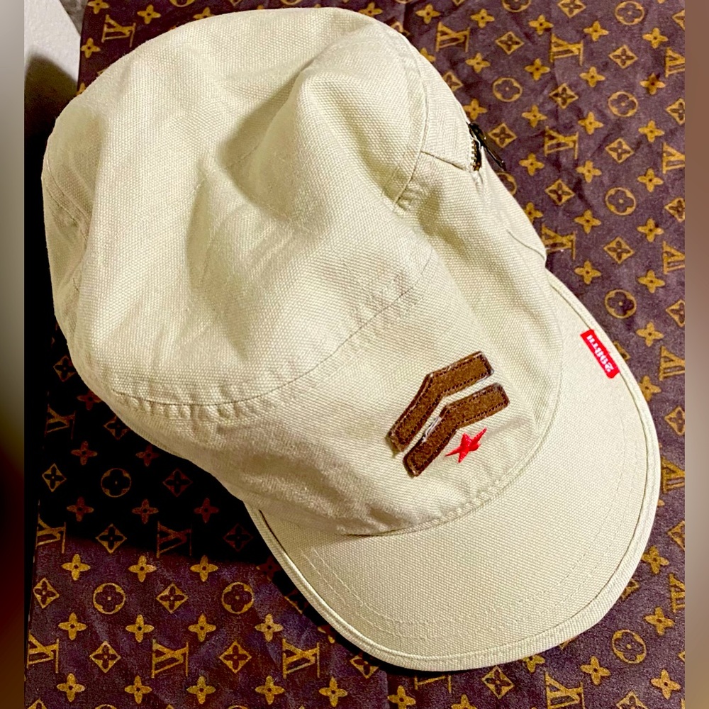 Hat - accessory - tan - exclusive of decoration -